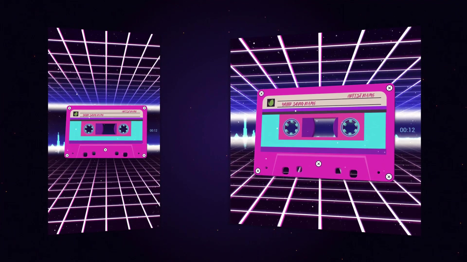 Cassette Audio Visualizer Pack Videohive 25506164 After Effects Image 3