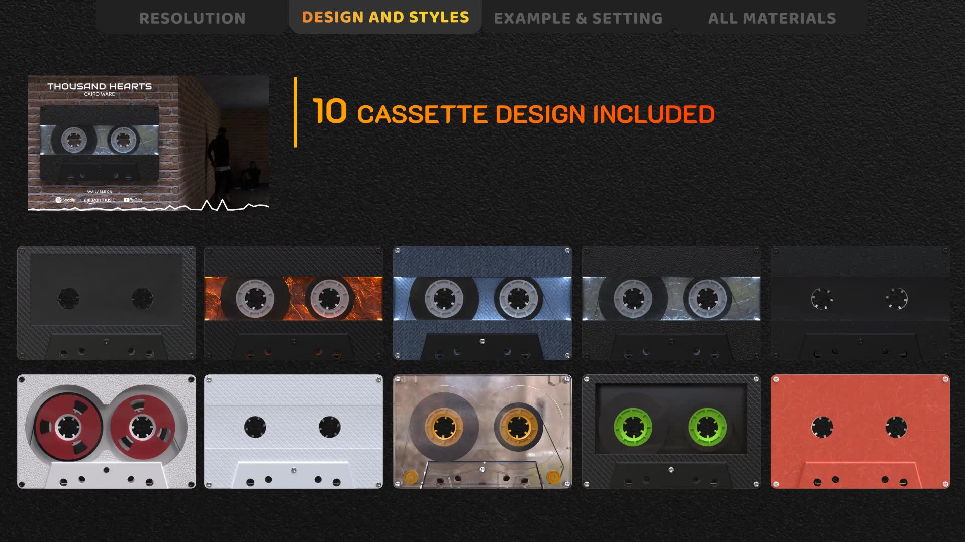 Cassette Music Visualizer Videohive 37174096 After Effects Image 3