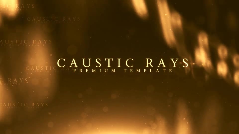 Caustic Rays Titles - Download Videohive 21949785