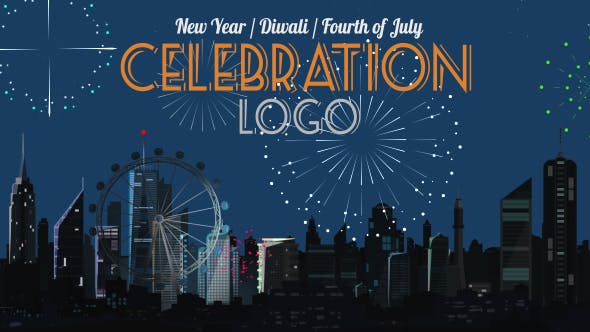 Celebration Logo Happy New Year / Diwali / Fourth of July - Download Videohive 21054109