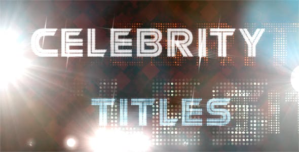 Celebrity Titles - 121283 Download Videohive