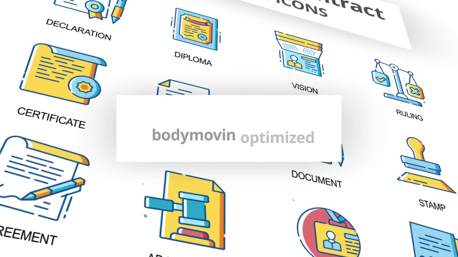 Certificate & Contract Animation Icons Videohive 30260786 After Effects Image 2
