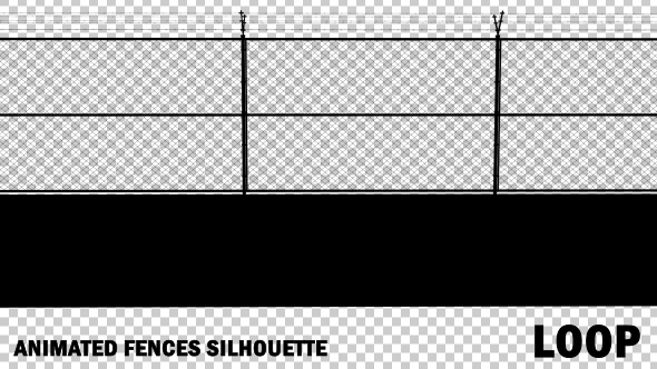 Chain Link Fence Silhouette - Download Videohive 19599791
