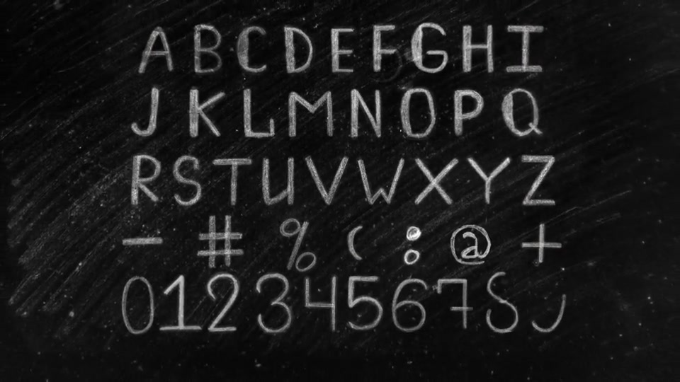 Chalk Alphabet - Download Videohive 18950411