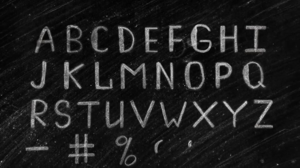 Chalk Alphabet - Download Videohive 18950411