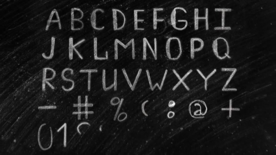 Chalk Alphabet - Download Videohive 18950411