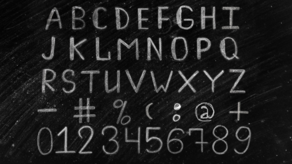 Chalk Alphabet - Download Videohive 18950411