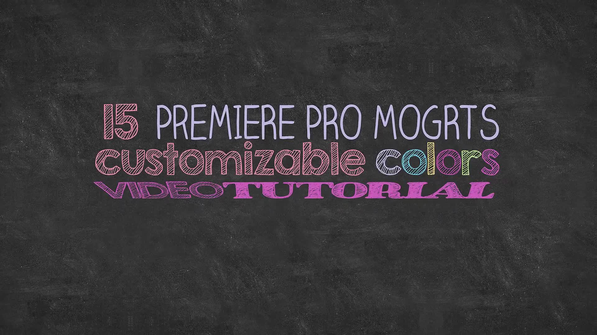Chalkboard Infographics Premiere Pro Videohive 33801400 Premiere Pro Image 2