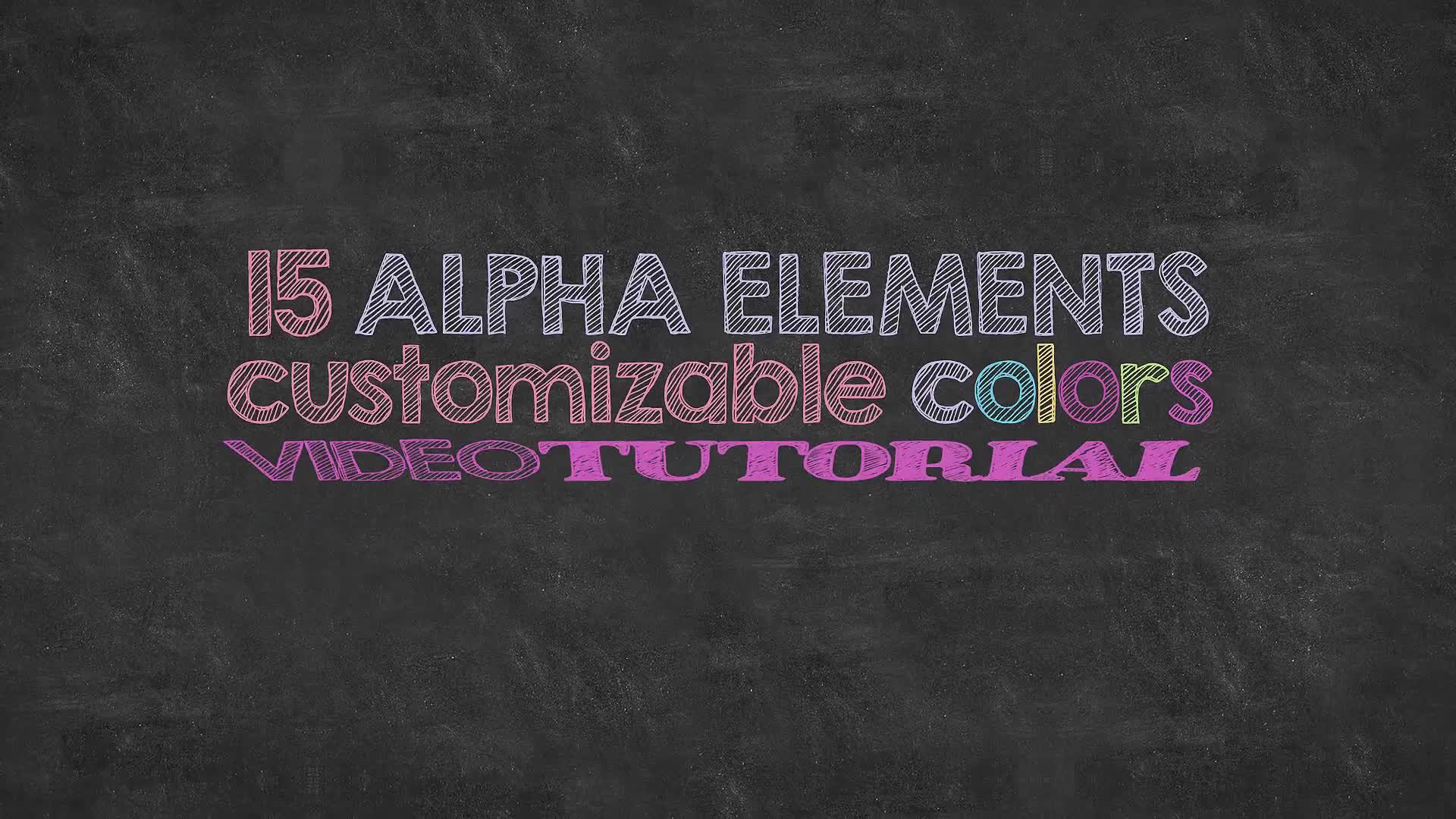 Chalkboard Infographics Videohive 33870077 After Effects Image 2