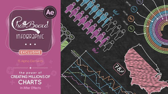 Chalkboard Infographics - Videohive 33870077 Download