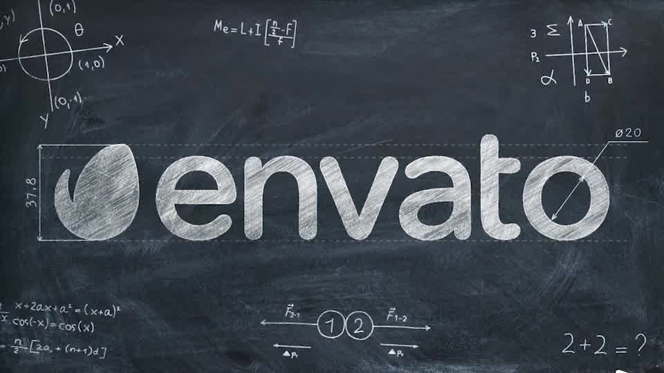 Chalkboard Math Logo Videohive 24812955 After Effects Image 9