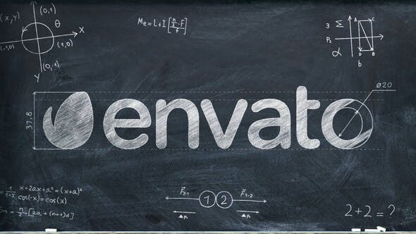 Chalkboard Math Logo - Videohive 24812955 Download