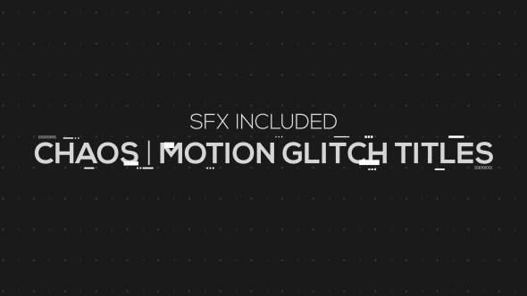 Chaos | Motion Glitch Titles - Download Videohive 19406508