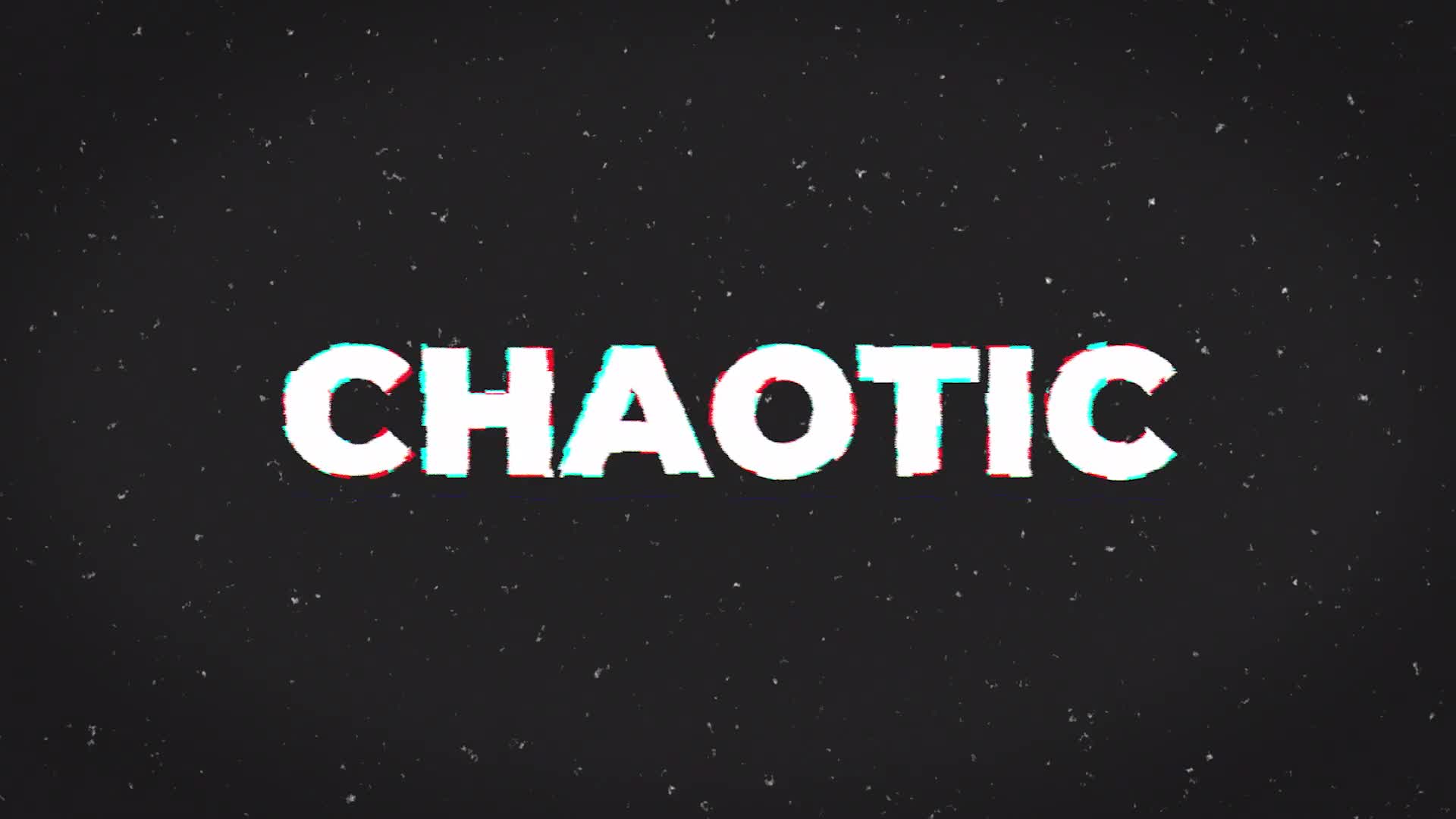 Chaotic Typography Videohive 30205314 After Effects Image 1