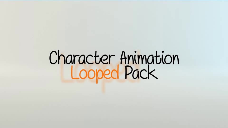 Character Animation Looped Pack - Download Videohive 12894960