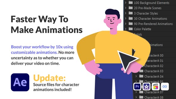Character Animation Pack Office and Corporate Videohive 30222701 Download  Rapid After Effects