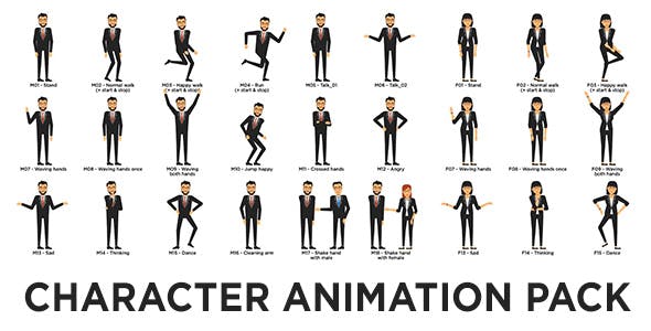 Character Animation Pack - Videohive Download 20753157