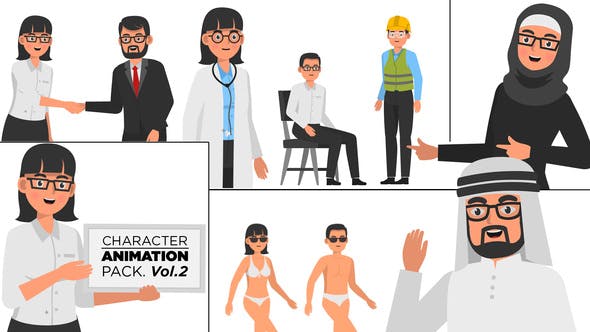 Character Animation Pack Vol.2 - Videohive Download 23749871