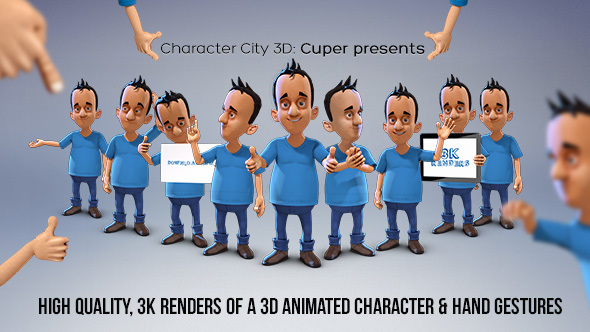 Character City 3D: Cuper presents - Download Videohive 14411229