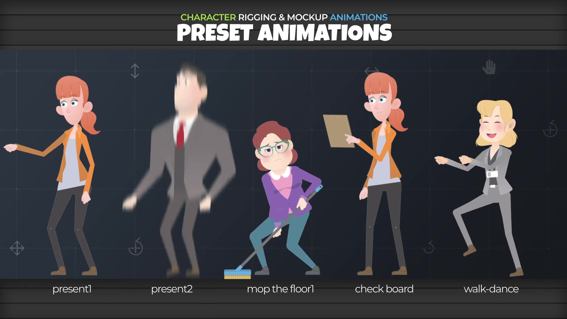 Character Rigging Mock Up Animations Videohive 30582147 After Effects Image 11