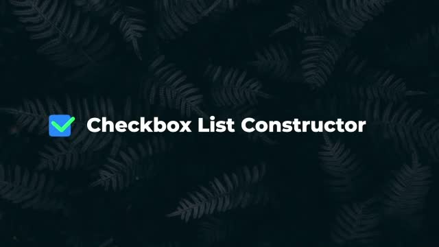Checkbox list constructor Videohive 35020744 Premiere Pro Image 1