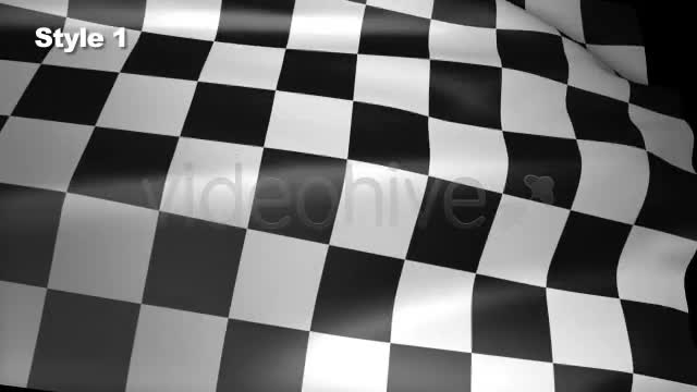 Checkered Finish Line Race Flag Series of 2 Videohive 1195854 Motion Graphics Image 2