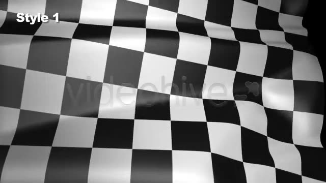 Checkered Finish Line Race Flag Series of 2 Videohive 1195854 Motion Graphics Image 3