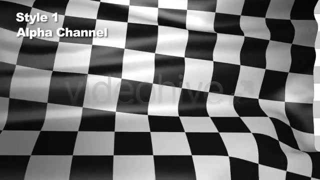 Checkered Finish Line Race Flag Series of 2 Videohive 1195854 Motion Graphics Image 4