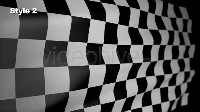 Checkered Finish Line Race Flag Series of 2 Videohive 1195854 Motion Graphics Image 8