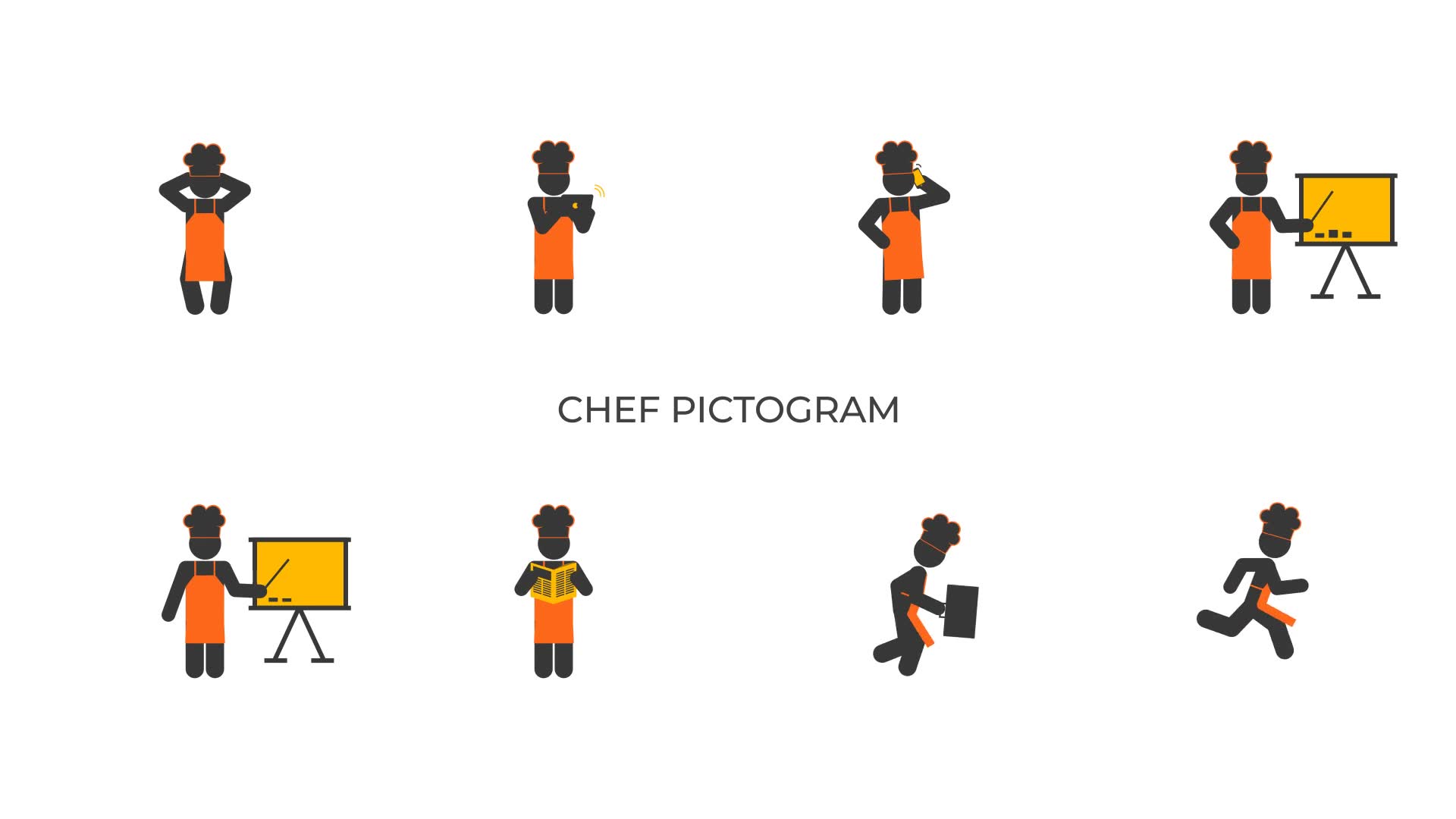 Chef Pictogram Videohive 31684581 After Effects Image 2