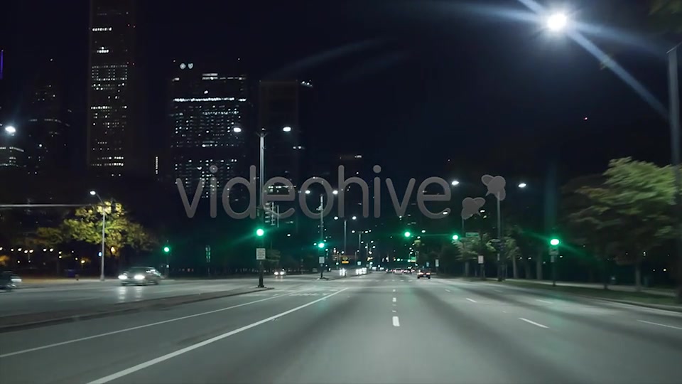 Chicago Night Drive  Videohive 6663150 Stock Footage Image 11