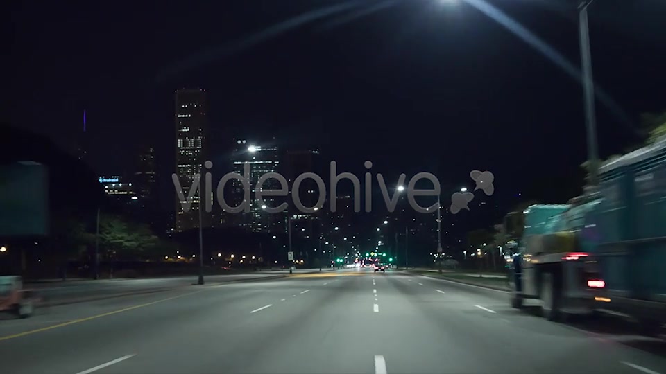 Chicago Night Drive  Videohive 6663150 Stock Footage Image 3