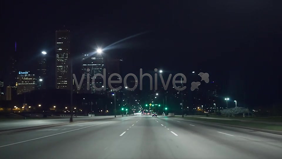 Chicago Night Drive  Videohive 6663150 Stock Footage Image 5