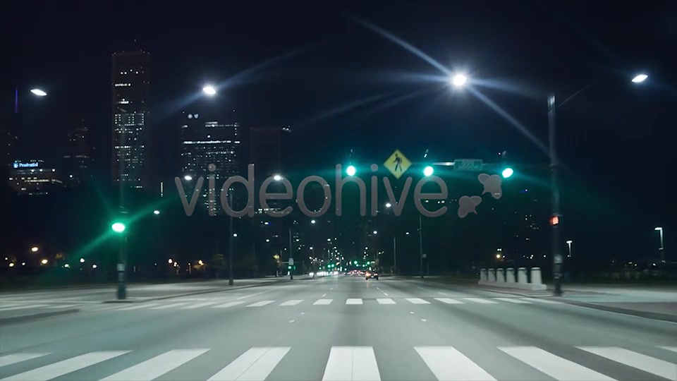 Chicago Night Drive  Videohive 6663150 Stock Footage Image 7