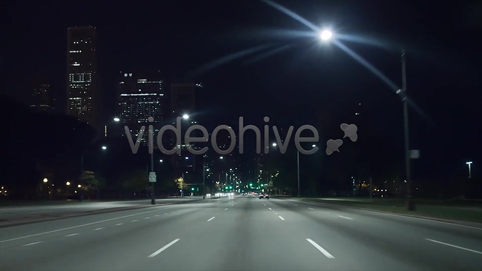 Chicago Night Drive  Videohive 6663150 Stock Footage Image 8