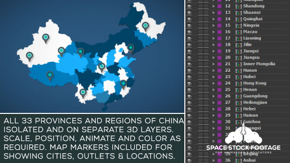 China Map Kit - Download Videohive 17854136