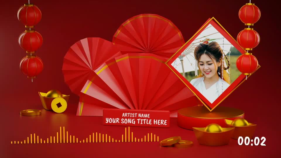 Chinese Music and Podcast Visual Videohive 30198321 After Effects Image 1