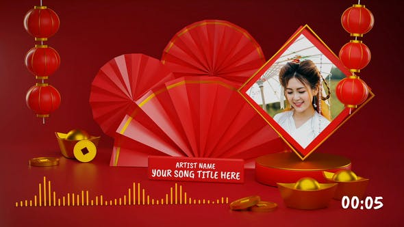 Chinese Music and Podcast Visual - Videohive 30198321 Download