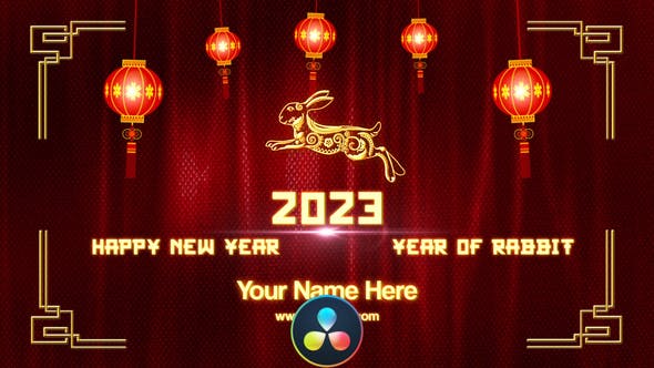 Chinese New Year 2023 DaVinci Resolve - Download Videohive 35533859