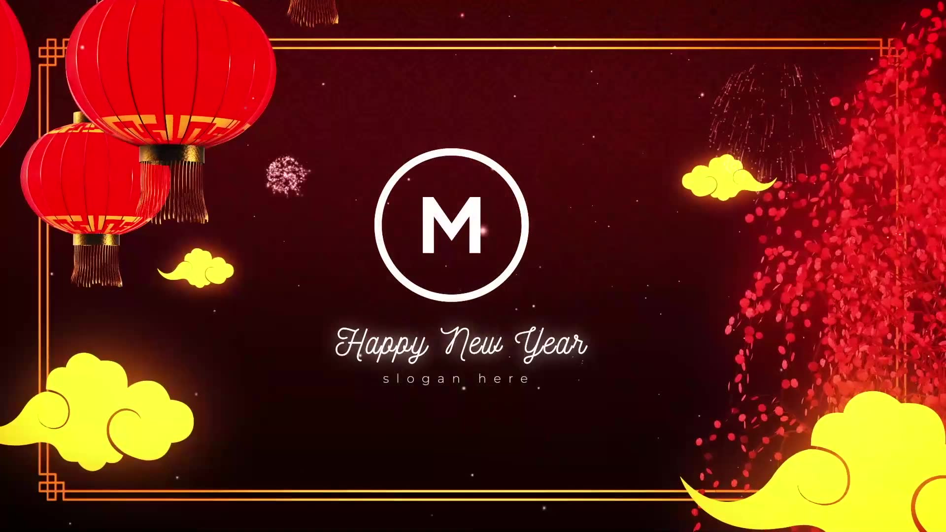 Chinese New Year Creative Logo Reveal Videohive 42928230 After Effects Image 3