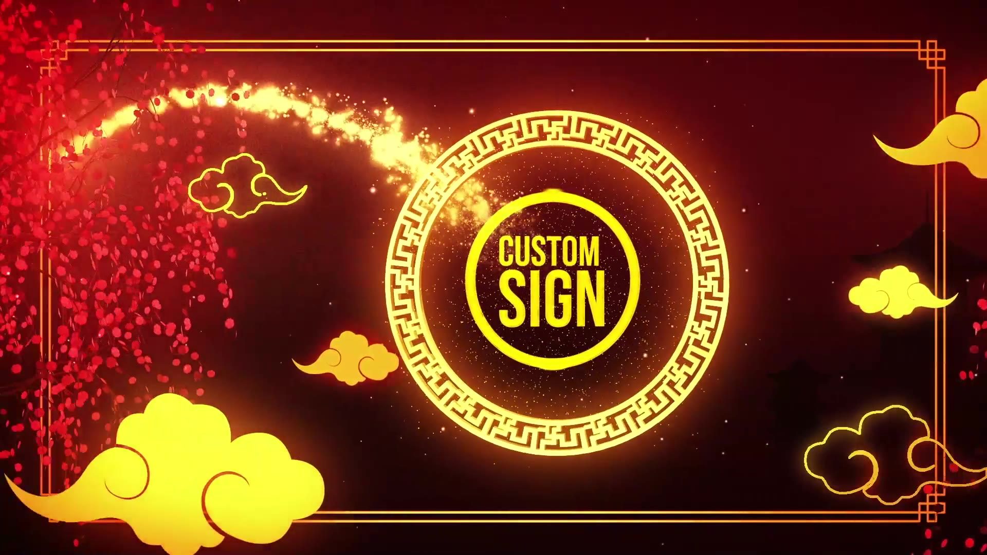 Chinese New Year Creative Logo Reveal Videohive 42928230 After Effects Image 5