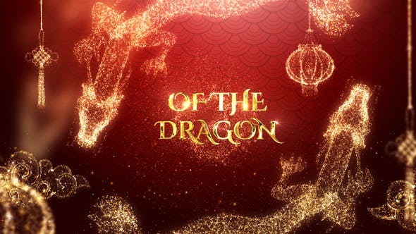 Chinese New Year Dragon Titles - Videohive Download 50309950