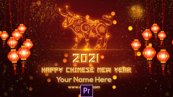 Chinese New Year Greetings 2021 Premiere Pro - Videohive 29974697 Download
