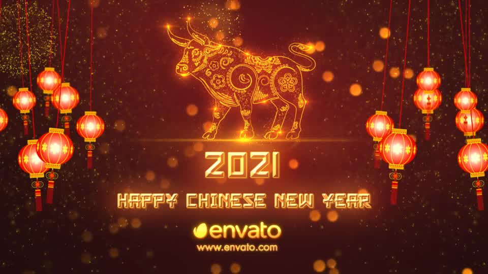 Chinese New Year Greetings 2021 Videohive 29968357 After Effects Image 9
