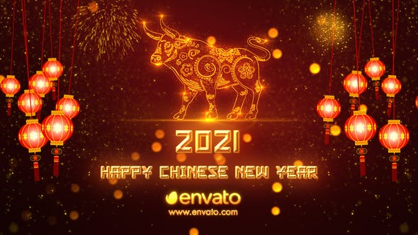 Chinese New Year Greetings 2021 - Videohive Download 29968357