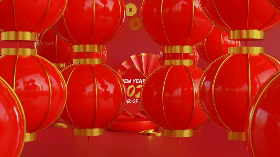 Chinese New Year Logo Reveal 3D Videohive 30318278 After Effects Image 1