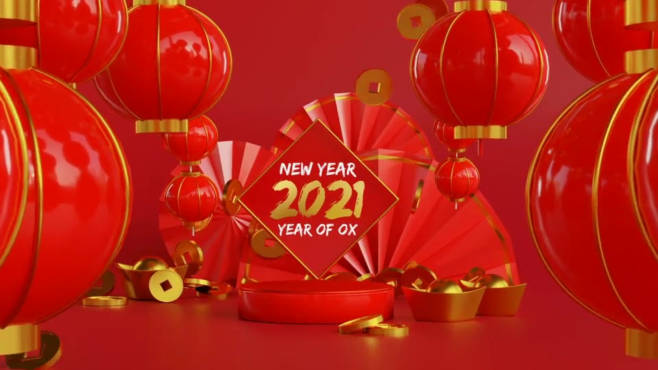 Chinese New Year Logo Reveal 3D Videohive 30318278 After Effects Image 2