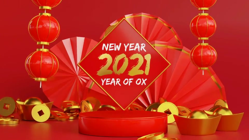 Chinese New Year Logo Reveal 3D Videohive 30318278 After Effects Image 4