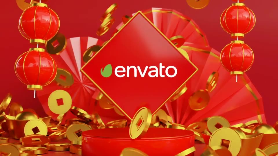 Chinese New Year Logo Reveal 3D Videohive 30318278 After Effects Image 6