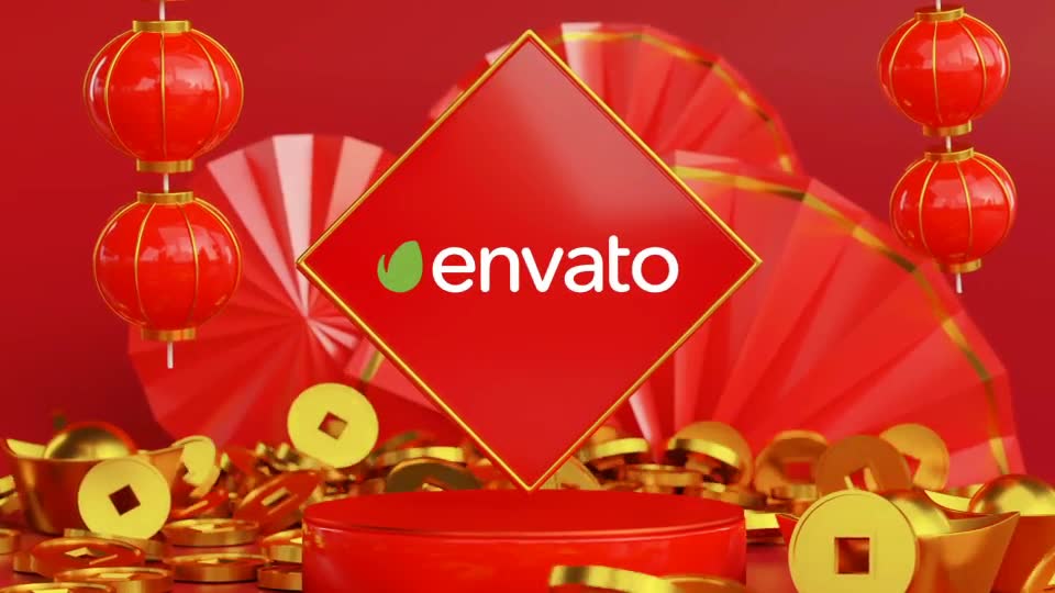 Chinese New Year Logo Reveal 3D Videohive 30318278 After Effects Image 7